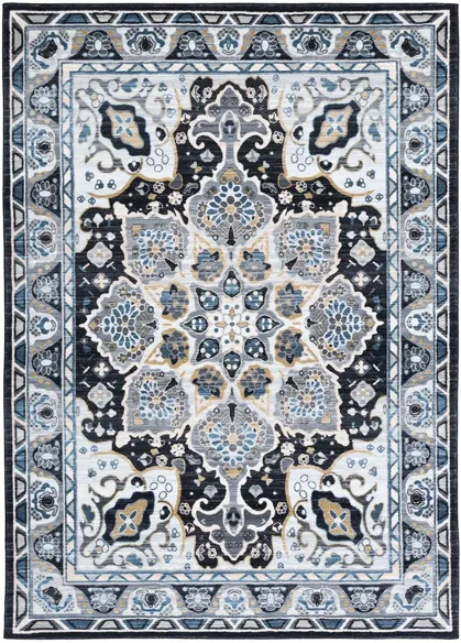 Raleah Area Rug in Gray/Light Blue by Safavieh