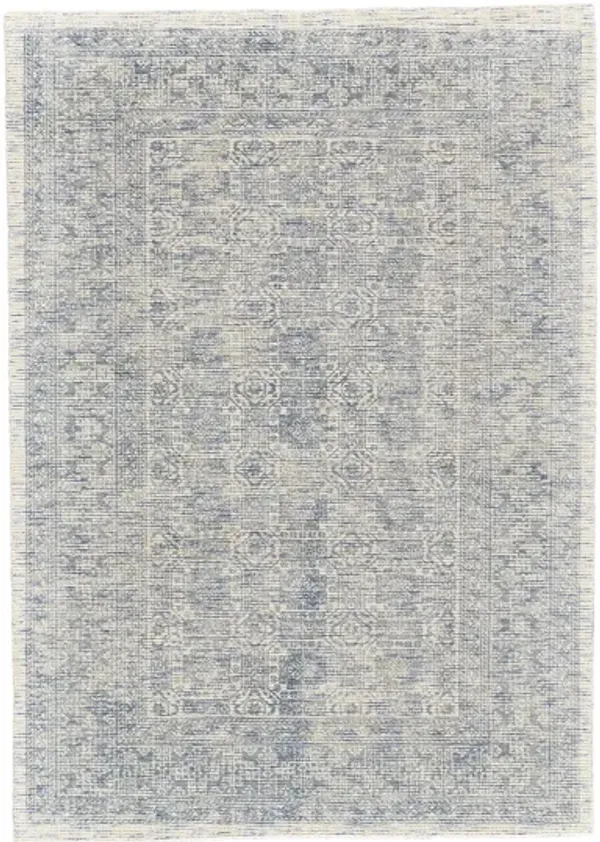 Reagan Distressed Ornamental Wool Area Rug