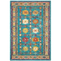 Vibrant Area Rug in Teal by Nourison