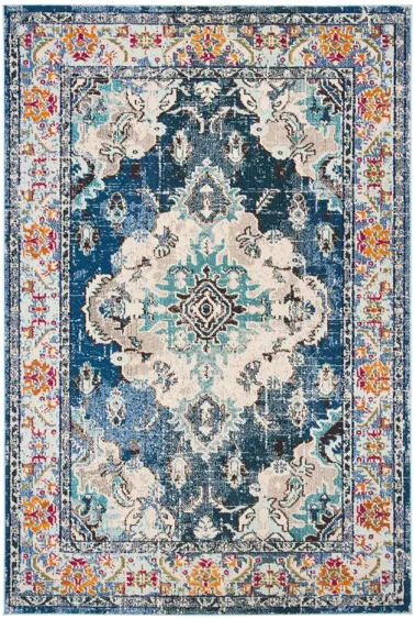 Monaco Area Rug in Navy/Light Blue by Safavieh