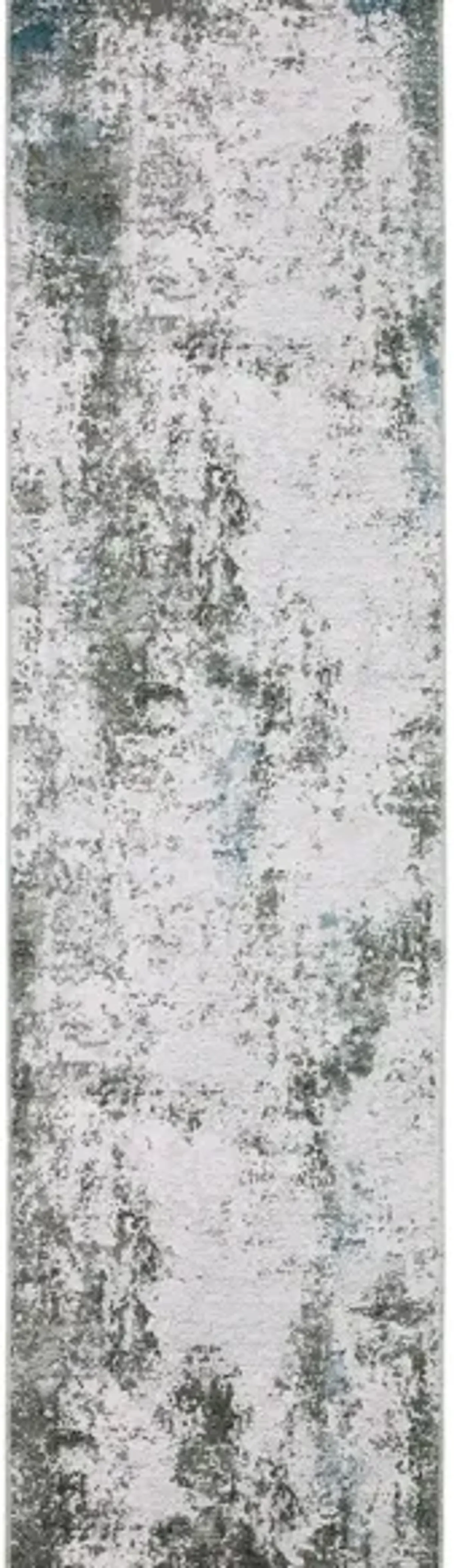 Murdock Runner Rug in Gray, Blue by Bellanest