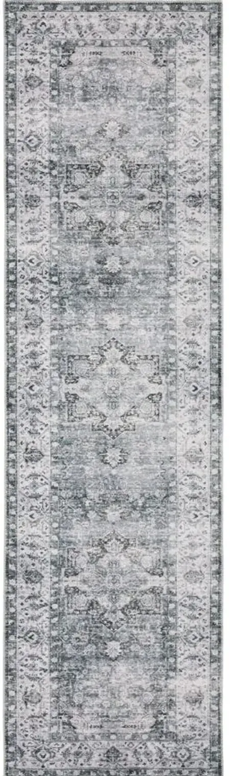 Caldwell Runner Rug in Charcoal, Grey by Bellanest