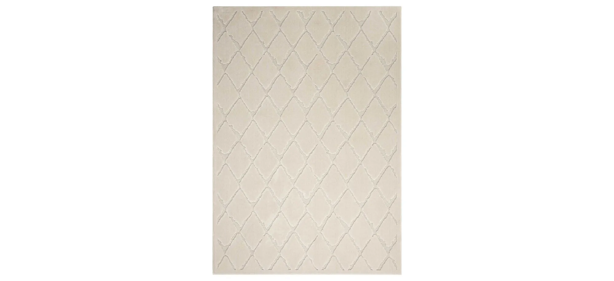 Glimmer Area Rug in Ivory Rust by Nourison