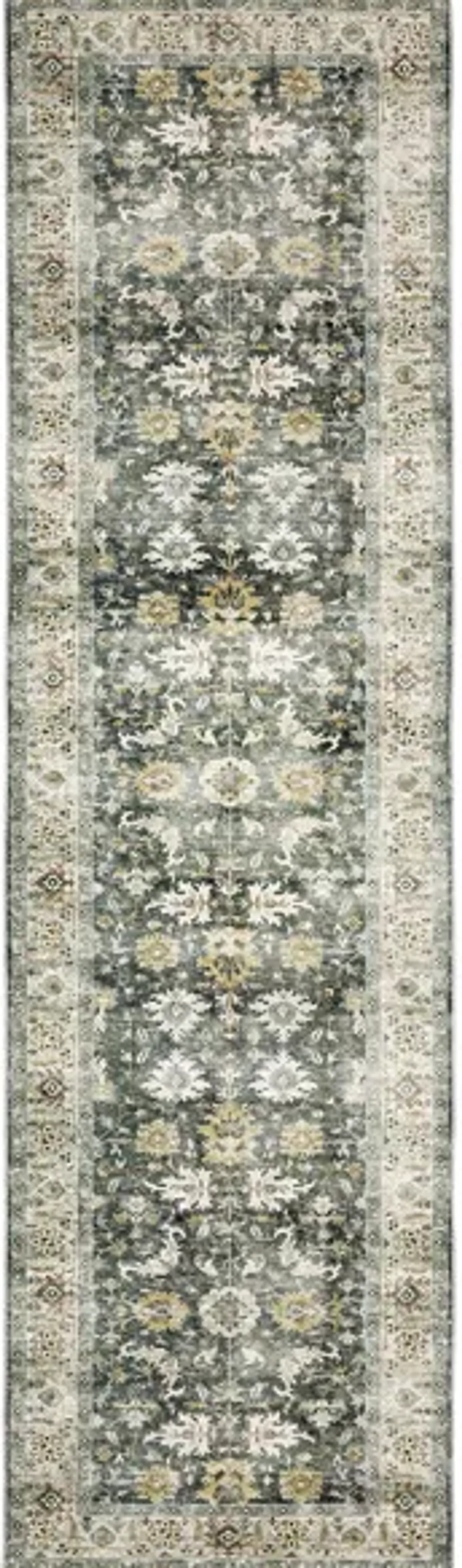 Celeste Runner Rug in Blue, Gold by Bellanest