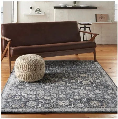 Nirvana Area Rug in Navy by Nourison