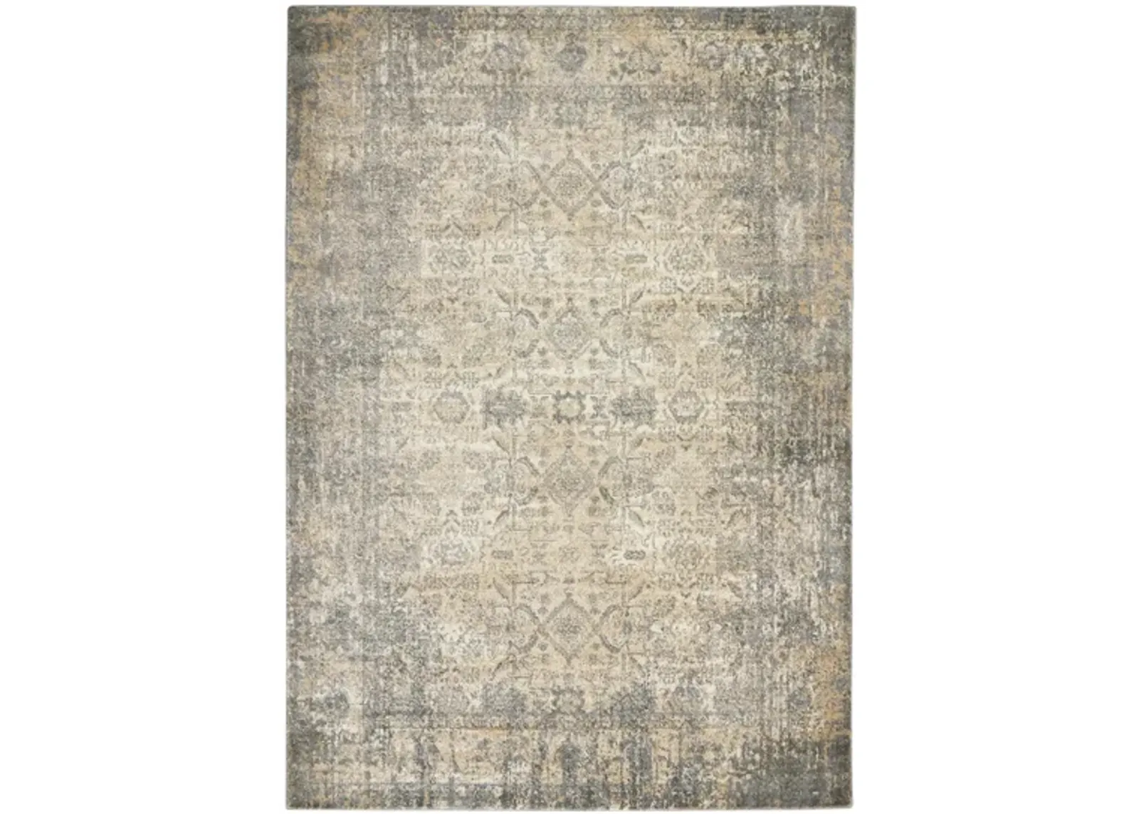 Nirvana Area Rug in Ivory Slate by Nourison