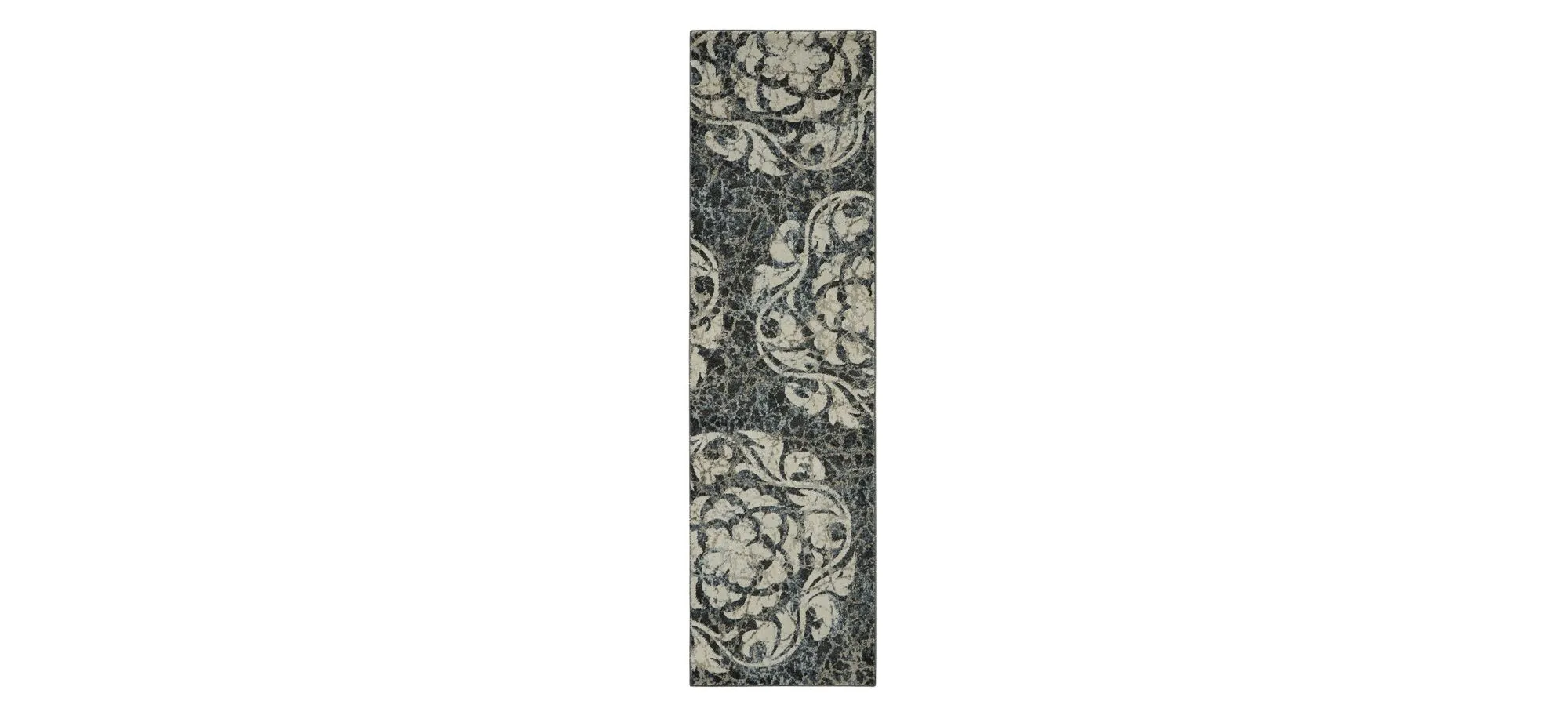 Maxell Runner Rug in Ivory/Charcoal by Nourison