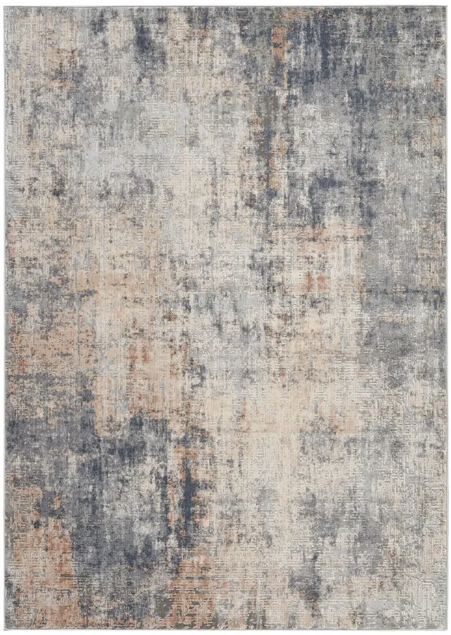 Rustic Textures Area Rug in Grey/Beige by Nourison