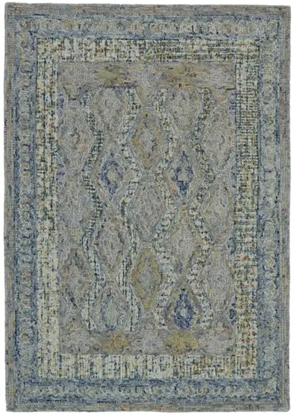 Isleta Ecclectic Vintage Tufted Wool Area Rug