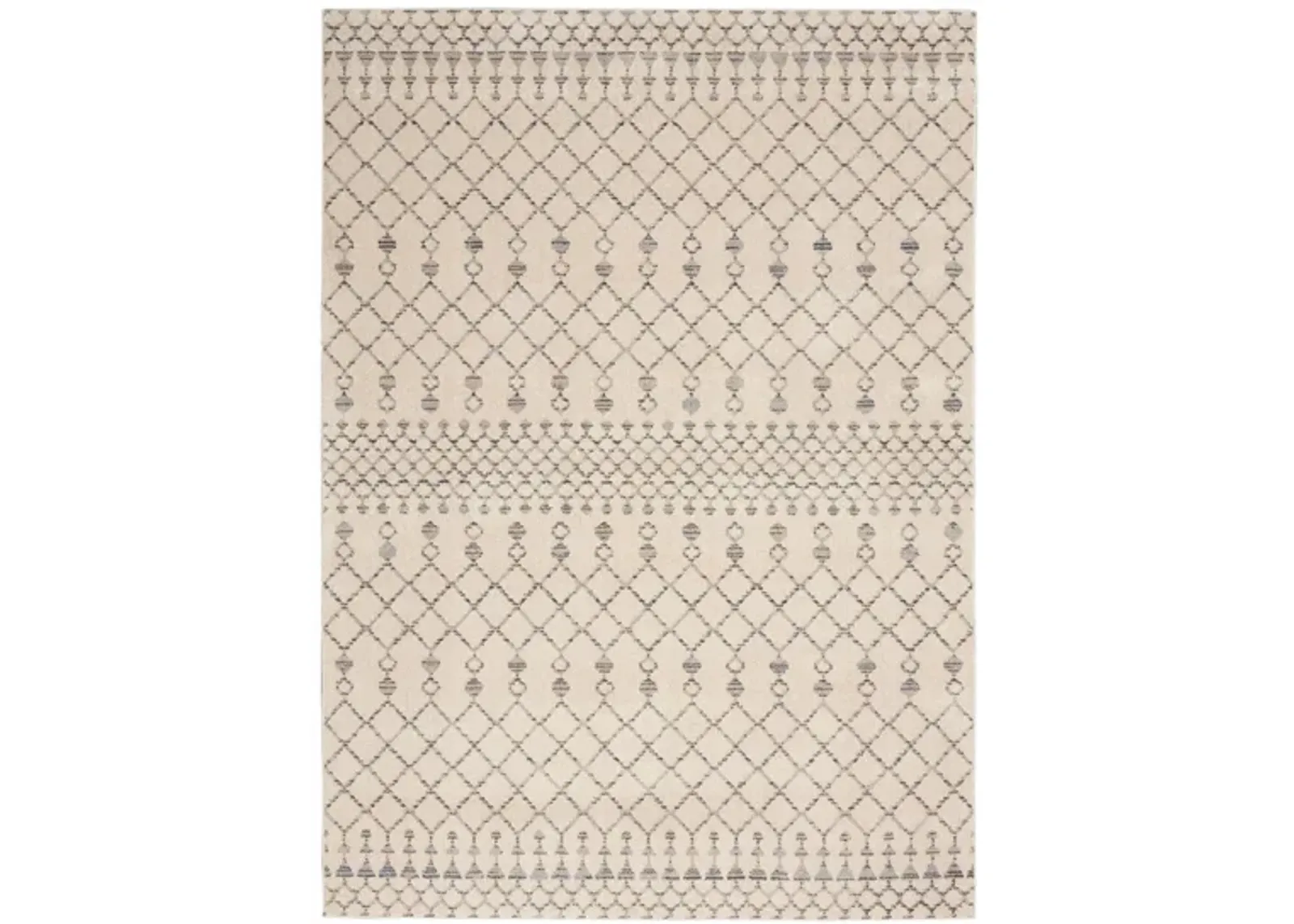 Chatham Area Rug in Beige Grey by Nourison