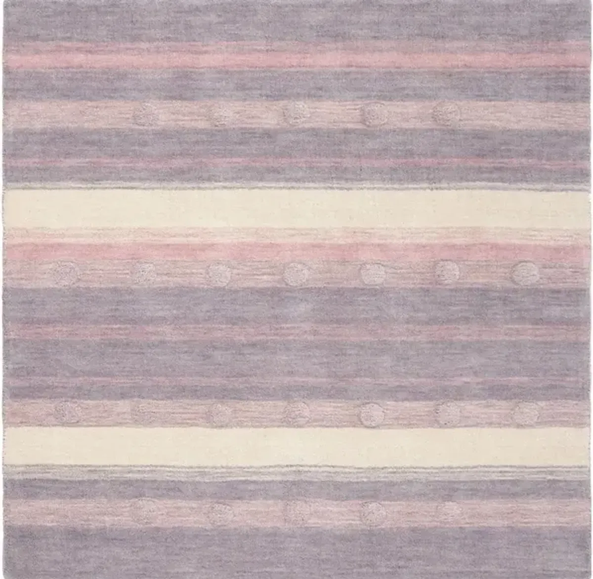 Glenna Kid's Area Rug in Light Purple & Ivory by Safavieh