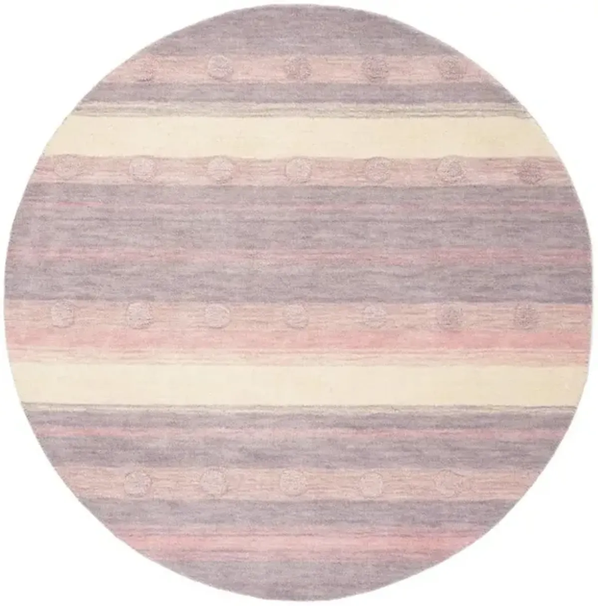 Glenna Kid's Area Rug in Light Purple & Ivory by Safavieh