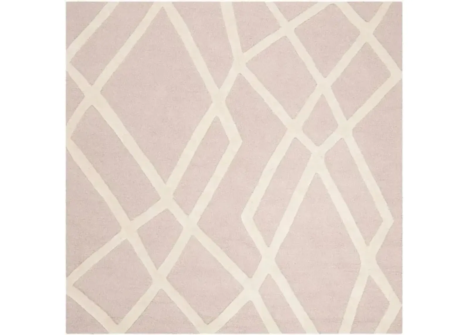 Kayson Kid's Area Rug in Pink & Ivory by Safavieh