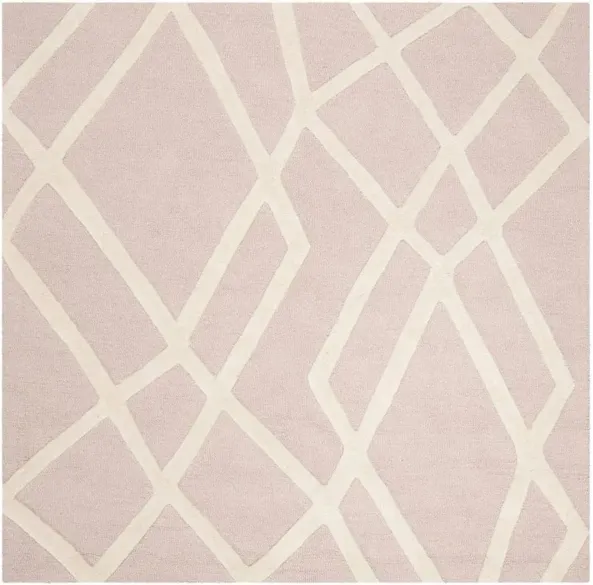 Kayson Kid's Area Rug in Pink & Ivory by Safavieh