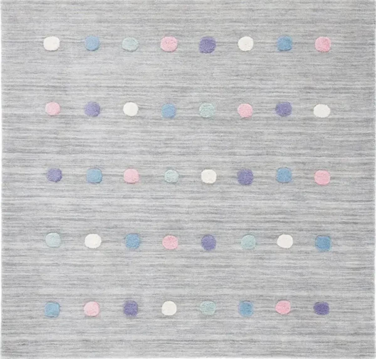 Avery Kid's Area Rug in Silver by Safavieh