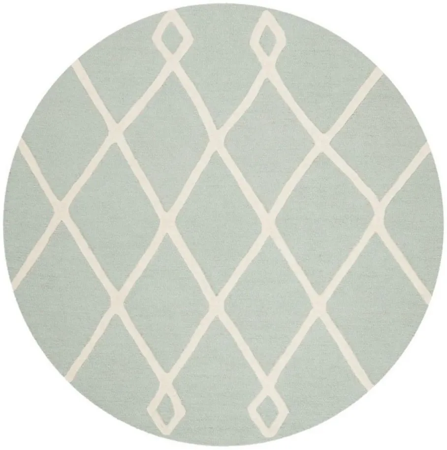 Kayson Kid's Area Rug in Mint & Ivory by Safavieh