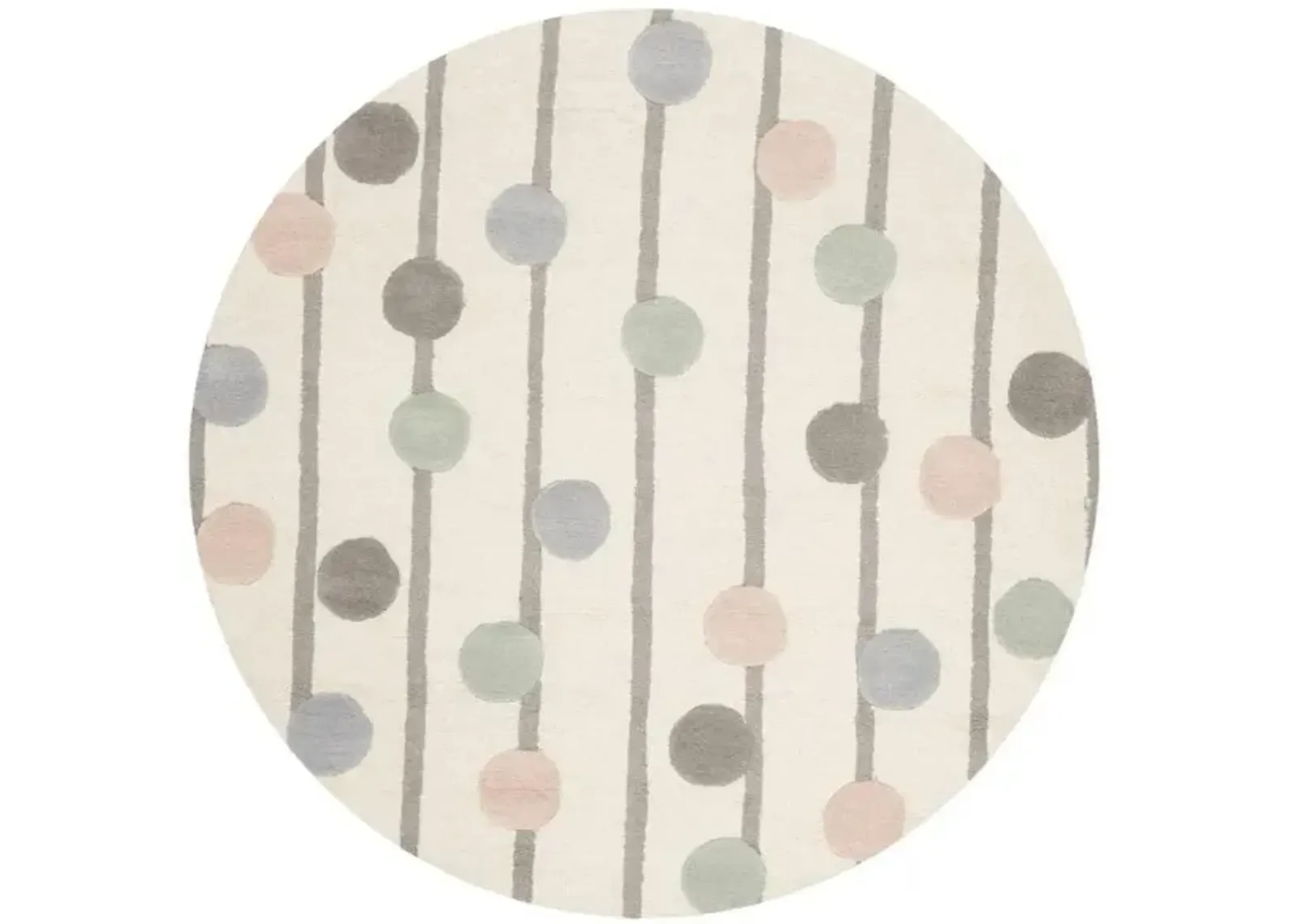 Rory Kid's Area Rug in Ivory & Multi by Safavieh