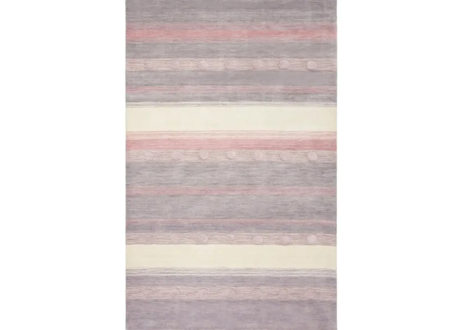 Glenna Kid's Area Rug in Light Purple & Ivory by Safavieh