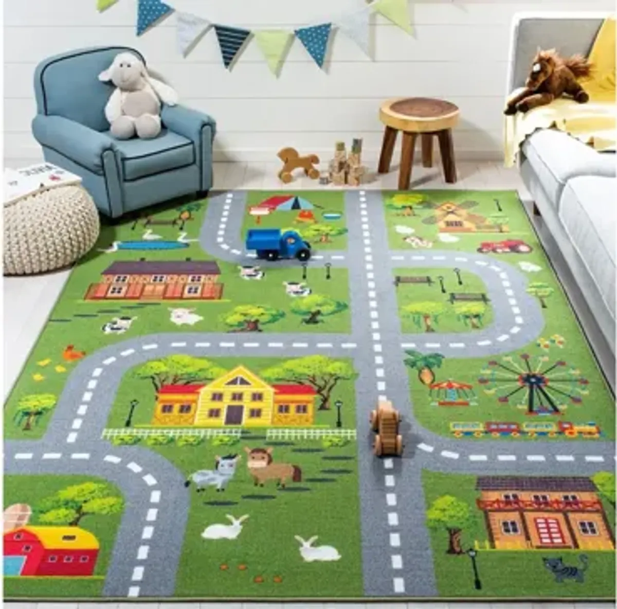 Susquehanna Kids' Playhouse Rug