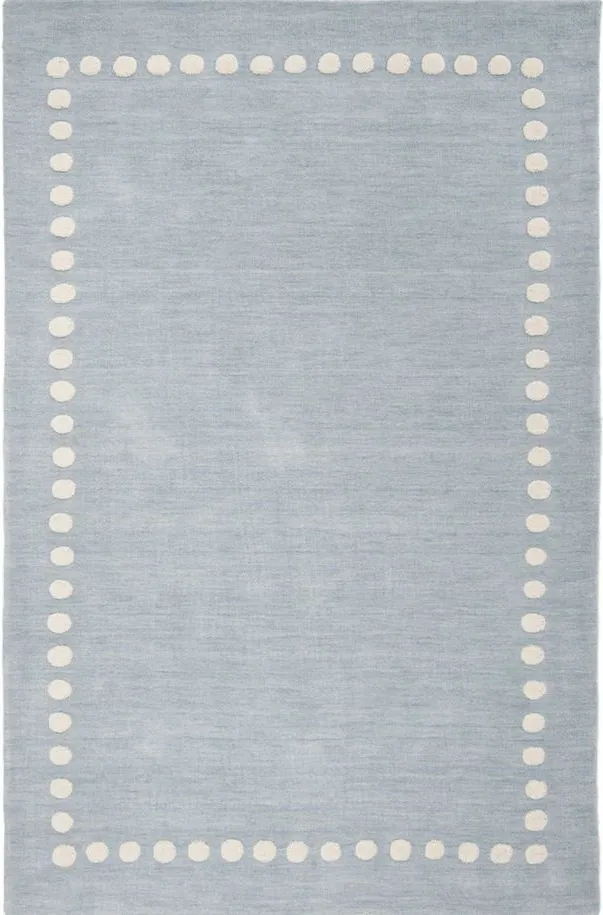 Finnian Kid's Area Rug in Blue & Ivory by Safavieh