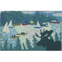 Esencia Lake Life Mat in Blue by Trans-Ocean Import Co Inc