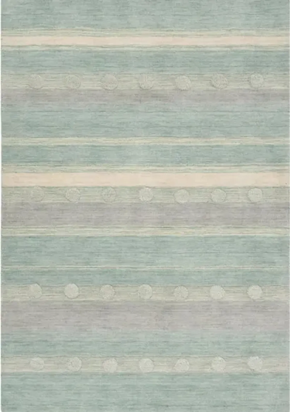 Glenna Kid's Area Rug in Aqua & Ivory by Safavieh