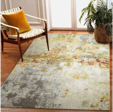 Marina Abstract Indoor/Outdoor Rug in Multi by Trans-Ocean Import Co Inc