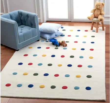 Avery Kid's Area Rug in Ivory by Safavieh