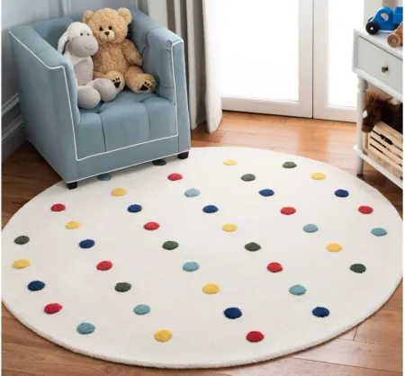 Avery Kid's Area Rug in Ivory by Safavieh