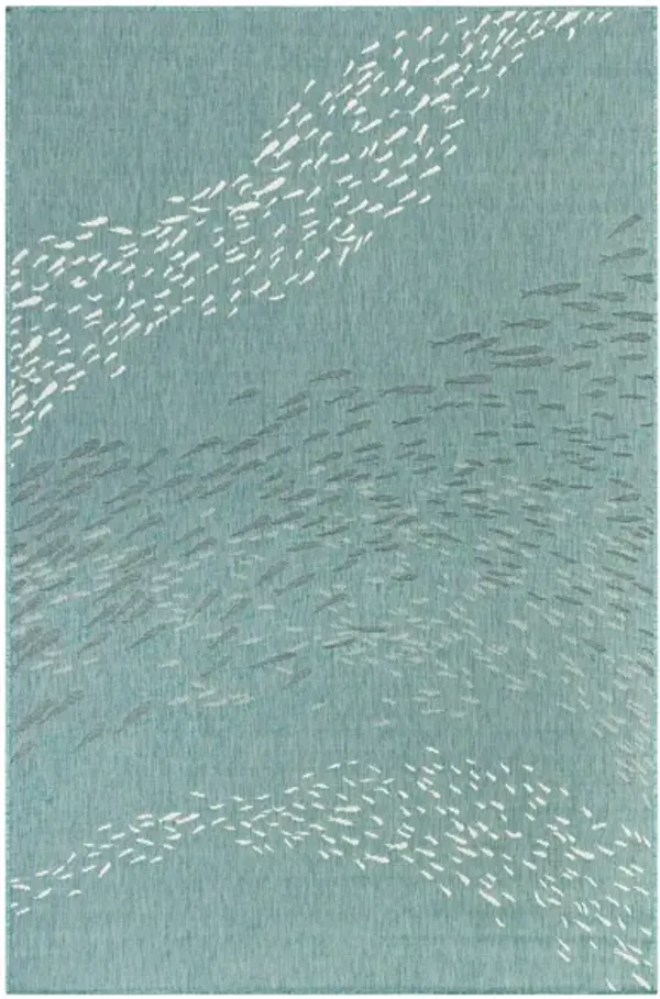 Carmel School Of Fish Rug