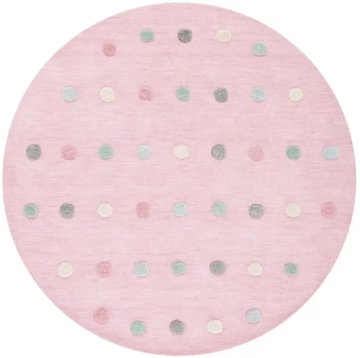 Avery Kid's Area Rug in Light Pink by Safavieh