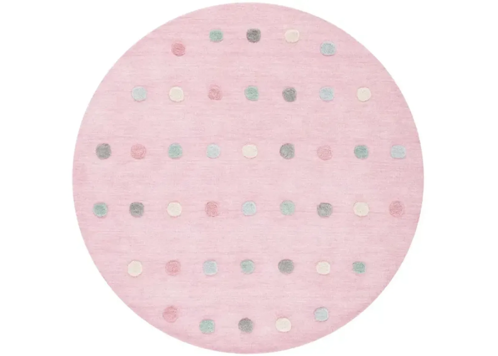 Avery Kid's Area Rug in Light Pink by Safavieh