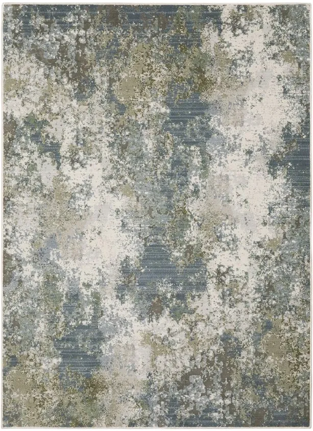 Jameson Area Rug in Blue/Gray/Ivory by Bellanest