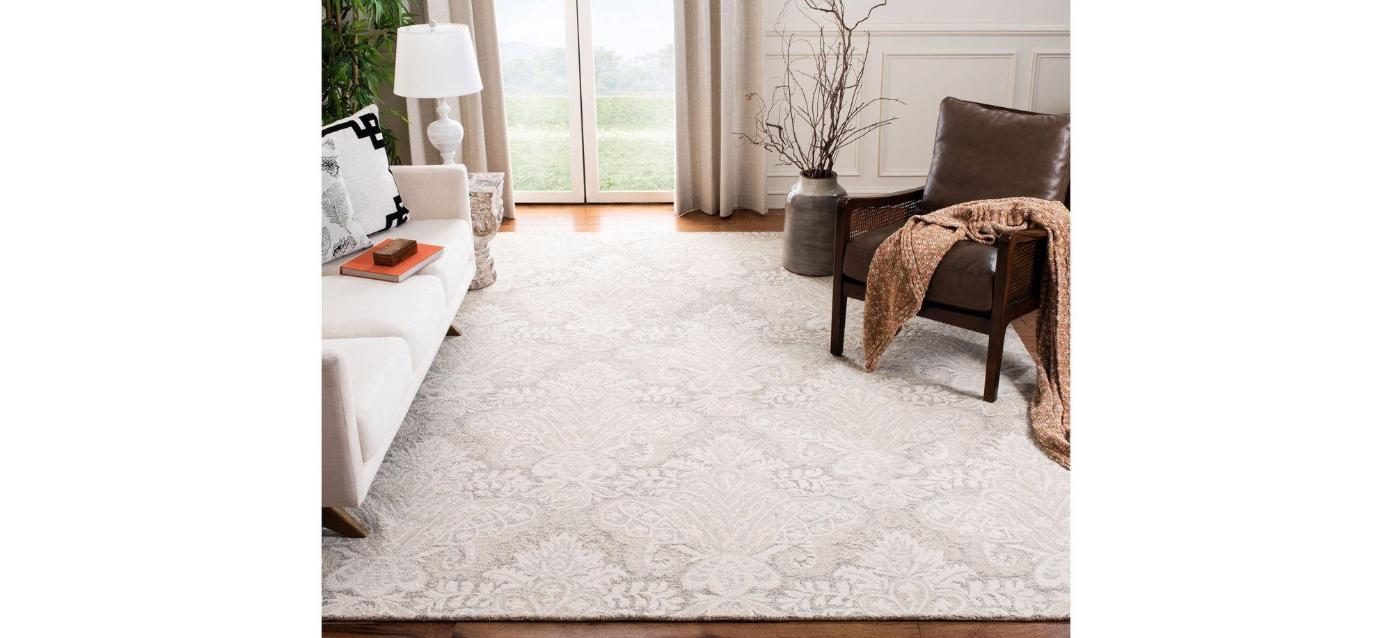 Nyneave Area Rug in Beige by Safavieh