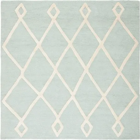 Kayson Kid's Area Rug in Mint & Ivory by Safavieh