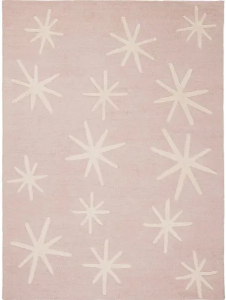 Peyton Kid's Area Rug in Pink & Ivory by Safavieh