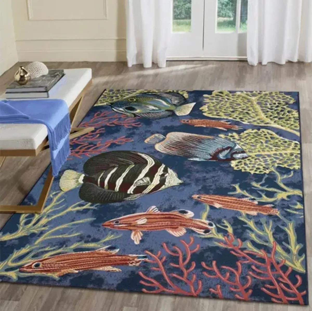 Marina Fish Indoor/Outdoor Area Rug