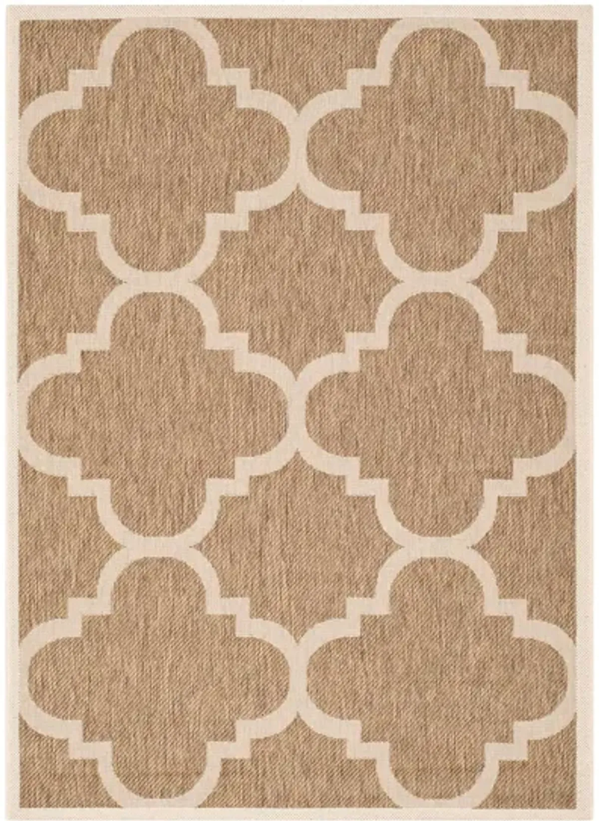 Courtyard Morocco Indoor/Outdoor Area Rug in Brown by Safavieh