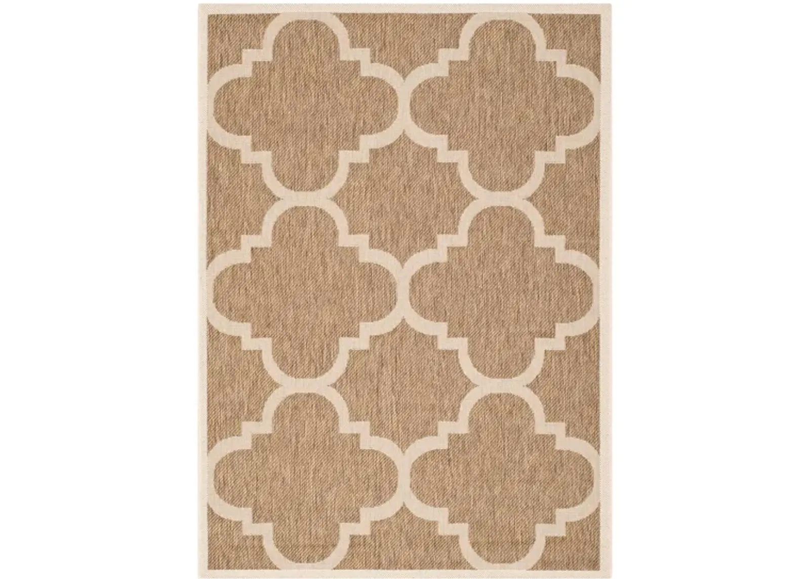 Courtyard Morocco Indoor/Outdoor Area Rug in Brown by Safavieh