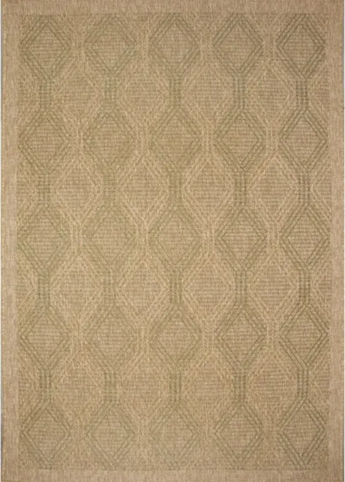 Sahara Indoor/Outdoor Rug in Green by Trans-Ocean Import Co Inc