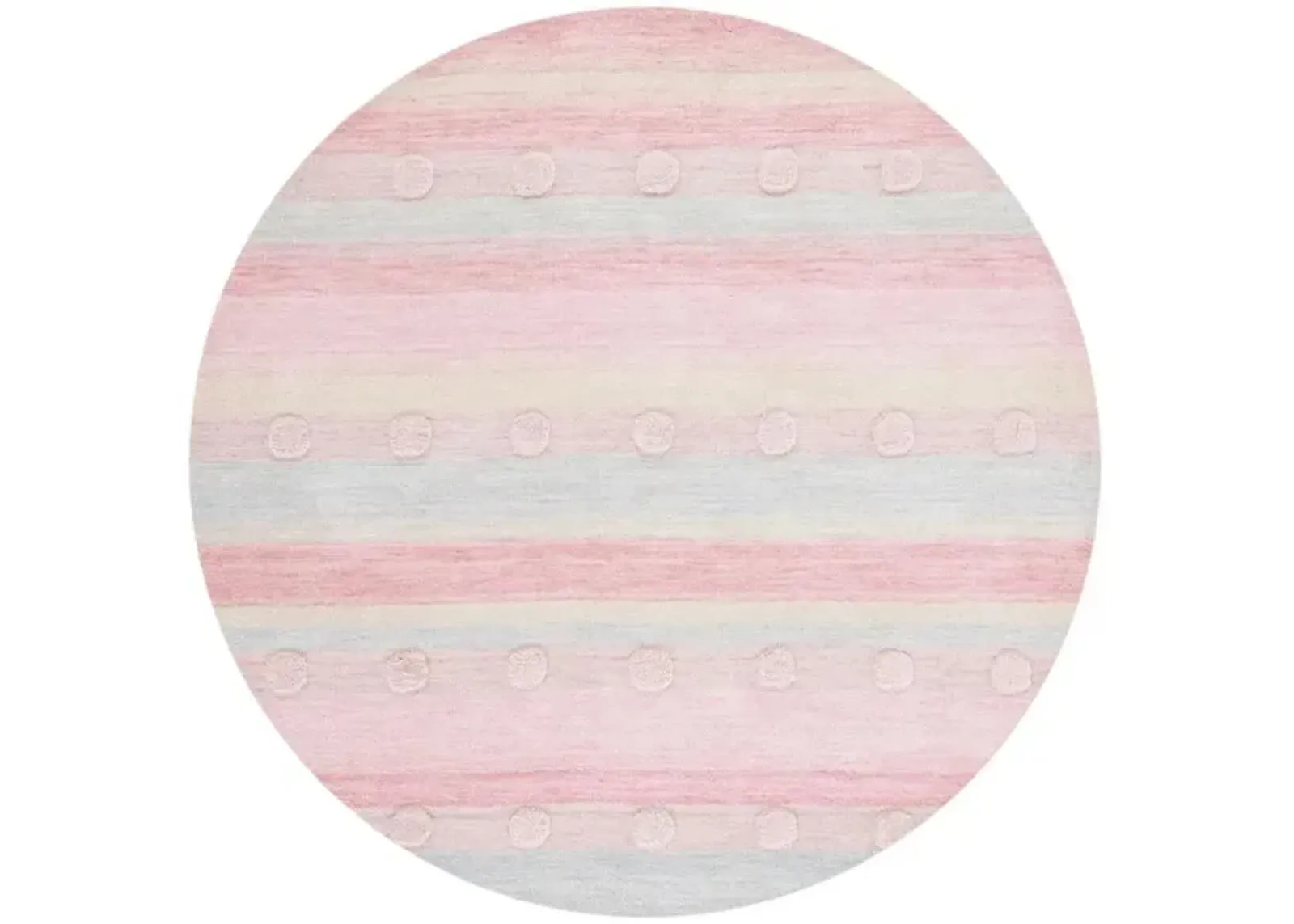 Glenna Kid's Area Rug in Light Blue & Pink by Safavieh