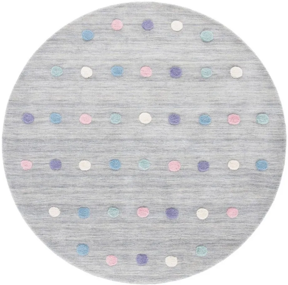 Avery Kid's Area Rug in Silver by Safavieh