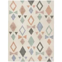 Aziel Kid's Area Rug in Ivory & Multi by Safavieh