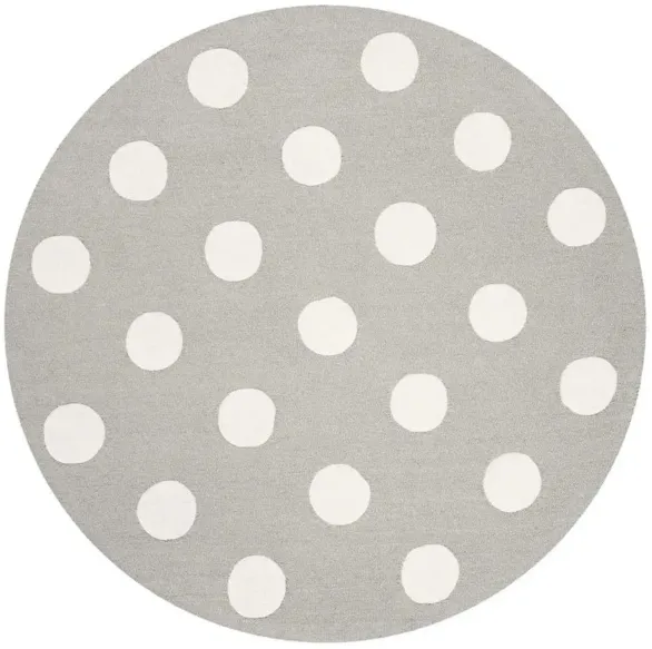 Cairo Kid's Area Rug in Grey & Ivory by Safavieh