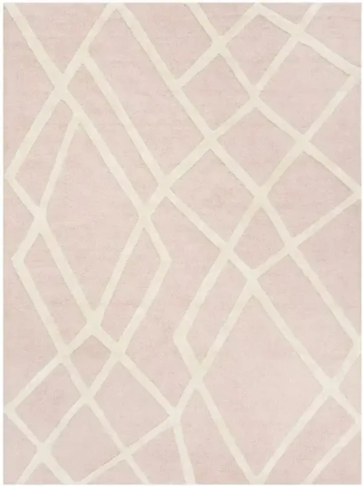 Kayson Kid's Area Rug in Pink & Ivory by Safavieh