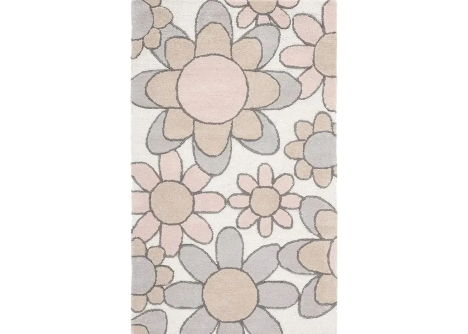 Talya Kid's Area Rug in Ivory/Pink by Safavieh