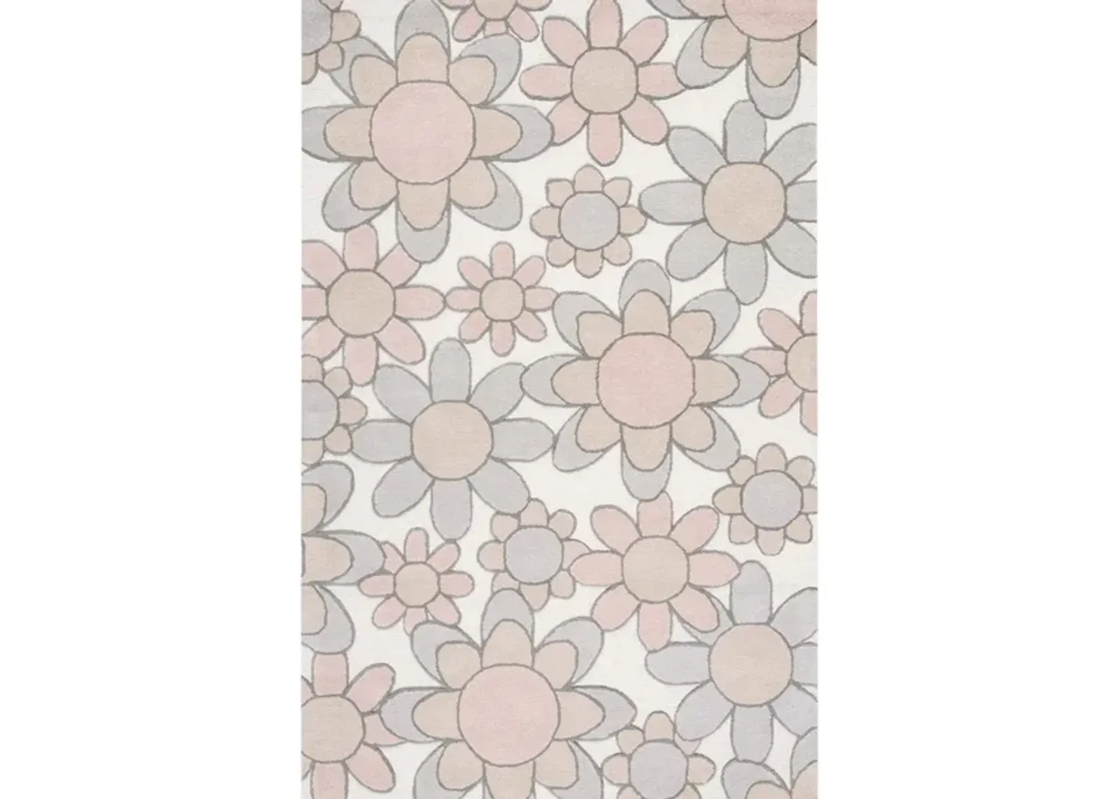 Talya Kid's Area Rug in Ivory/Pink by Safavieh