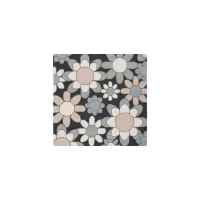 Talya Kid's Area Rug in Charcoal/Ivory by Safavieh