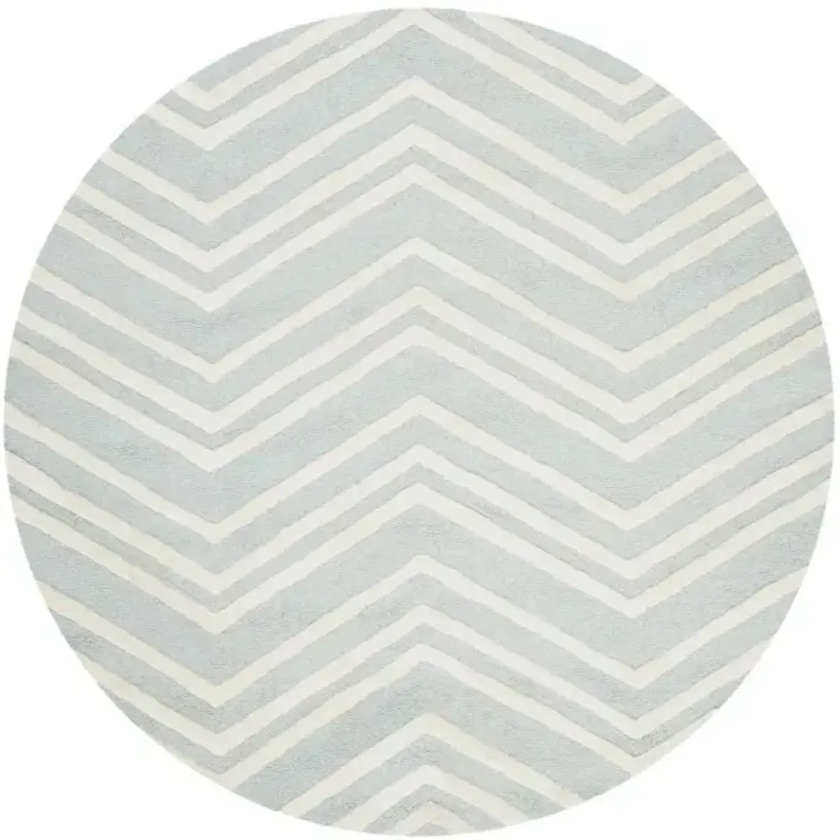 Santana Kid's Area Rug in Mint & Ivory by Safavieh