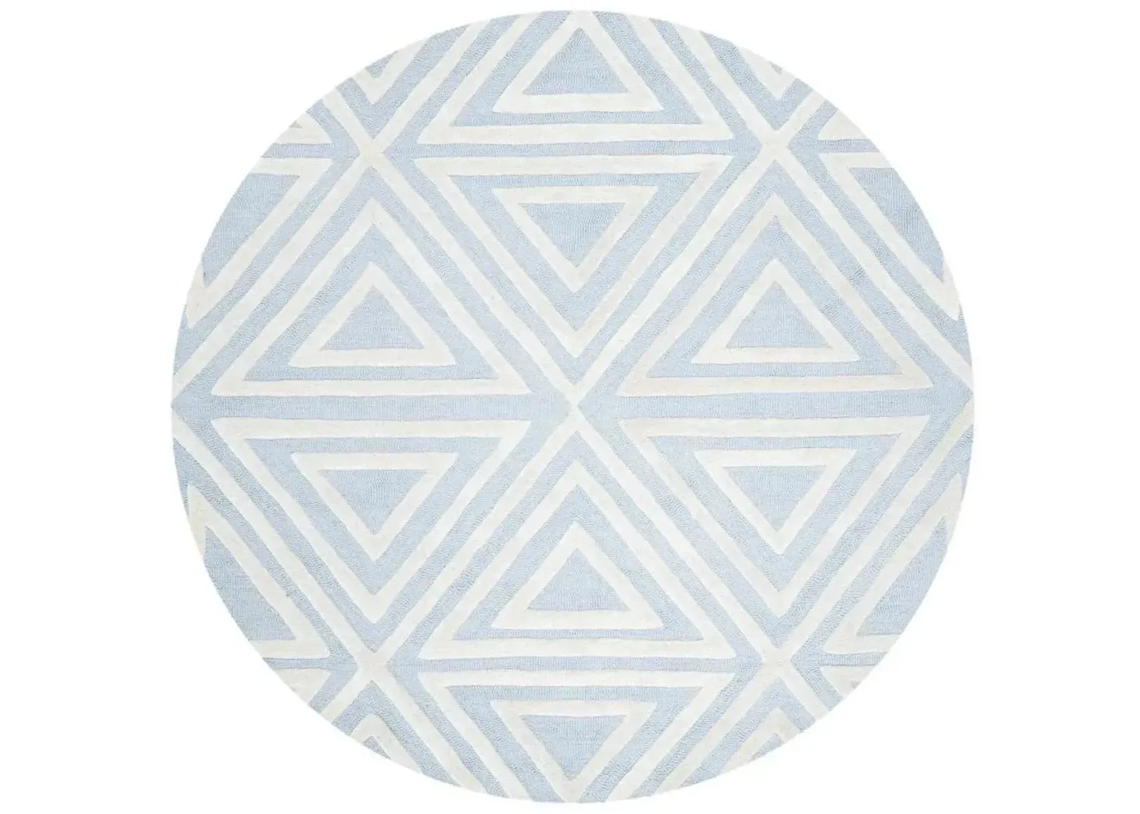 Lane Kid's Area Rug in Blue & Ivory by Safavieh